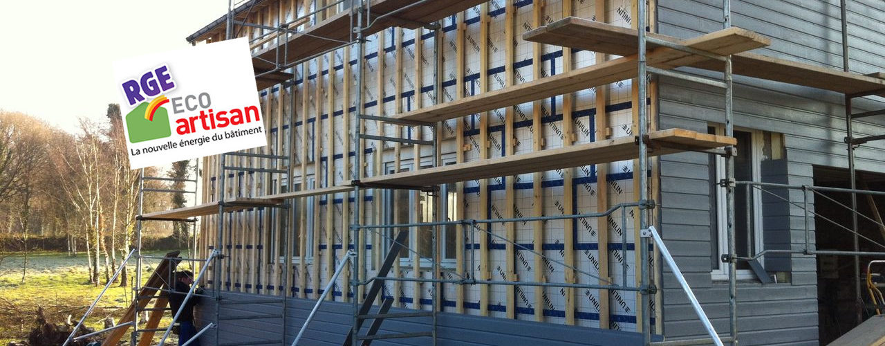 Isolation thermique extérieur bardage pré-peint SAINT GERAND Armoricaines