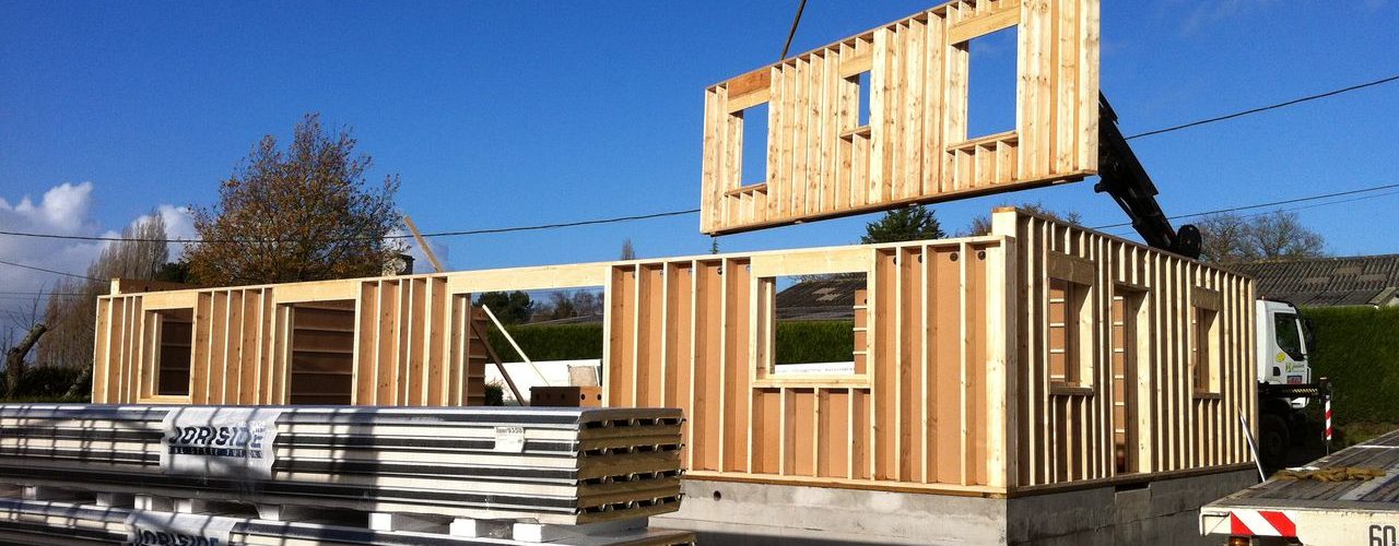 Construction d'une maison à ossature bois à SAINT BARNABE
