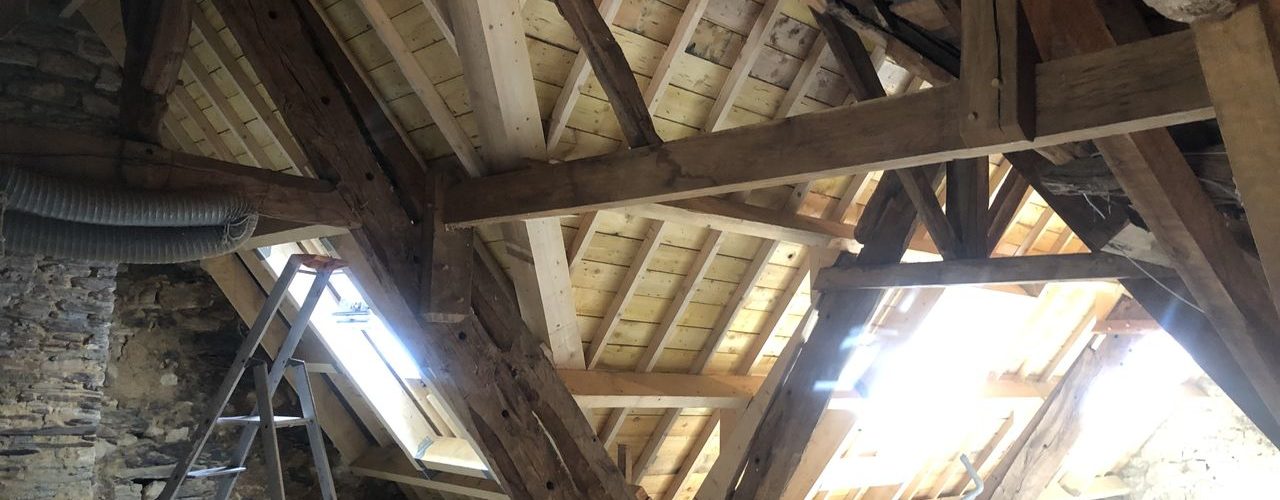 Rénovation d'une maison habitation en centre Bretagne